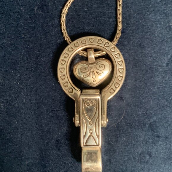 Brighton Heart ID Lanyard Badge Clip Necklace - Picture 5 of 8